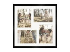 WANDStyle Bilderrahmen^Galerierahmen G950 in 40 x 40 cm für 4 Bilder im Format 13 x 18 cm