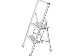 Wenko Klapptritte^Alu-Klapptritt 2-stufig Weiß