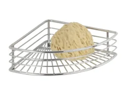 Wenko Bad-Eckwandablage Milano Chrom glänzend