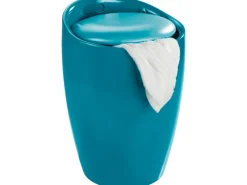 Wenko Hocker^Badhocker Candy mit abnehmbarem Wäschesack Kunststoff 20 l