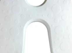 Wenko Duschhocker mit Hygieneausschnitten Secura Weiß höhenverstellbar