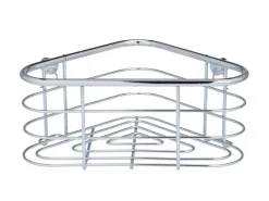 Wenko Wandregale^Eckablage Trestina 25 cm x 10,5 cm 16,5 cm Edelstahl Silber Glänzend