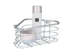 Wenko Wandregale^Eckablage Trestina 25 cm x 10,5 cm 16,5 cm Edelstahl Silber Glänzend