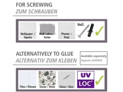 Wenko Wandregale^Eckablage Trestina 25 cm x 10,5 cm 16,5 cm Edelstahl Silber Glänzend