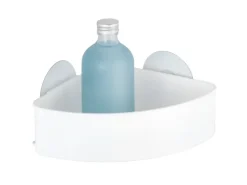 Wenko Static-Loc Eckablage Osimo Kunststoff Weiß