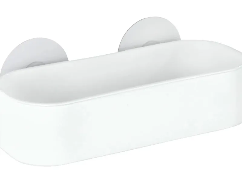 Wenko Static-Loc Wandablage Osimo Kunststoff Weiß