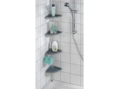 Wenko Teleskop-Duschecke Easy Silber