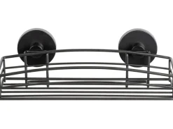 Wenko Wandregale|Aufbewahrung^Wandablage Vacuum-Loc Schwarz