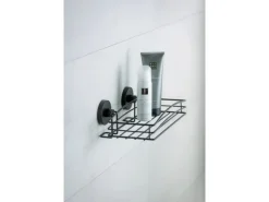 Wenko Wandregale|Aufbewahrung^Wandablage Vacuum-Loc Schwarz