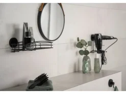 Wenko Wandregale|Aufbewahrung^Wandablage Vacuum-Loc Schwarz