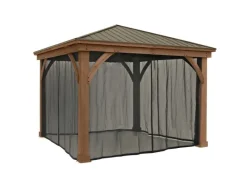 Westmann Insektenschutz^Moskitonetz für Pavillon 300 cm x 225 cm 4er-Pack