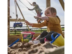 Wickey Sitzbänke^Sandkasten King Kong inkl. Deckel 145 x 145 cm