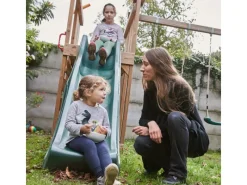 Wickey Sitzbänke^Spielturm Smart Surf Klettergerüst mit Rutsche Pastellblau