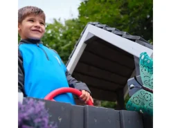 Wickey Sitzbänke^Spielturm Smart Surf Klettergerüst mit Rutsche Pastellblau