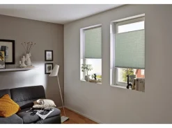 Plissees^Wohnidee Plissee mit 2 Bedienschienen 40 cm x 130 cm