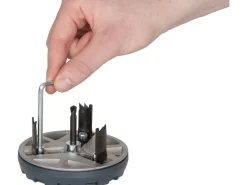 wolfcraft Deckenplatten^Lochsäge 1 AH 45-90 Lochsäge verstellbar Ø 45 - 90 mm