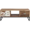 WOMO-DESIGN Sideboards^TV Lowboard Taipei 2 Schubladen 110x50 cm Handgefertigt Massivholz