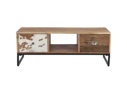 WOMO-DESIGN Sideboards^TV Lowboard Taipei 2 Schubladen 110x50 cm Handgefertigt Massivholz
