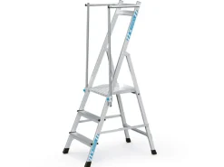 Zarges Plattformleiter ZAP Neo S mit Klappbarem Handlauf 3 Stufen