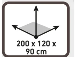 Hot 2 Personen Kuppel-Zelt 200 x 120 x 90 cm mit Belüftung und Mückennetz
