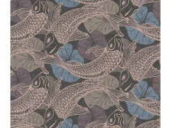 AS-Creation A. S. Creation Vliestapete Metropolitan Stories II Mio Koi Karpfen Grau Blau FSC