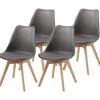 Hot Albatros Esszimmerstuhl AARHUS 4er Set Grau