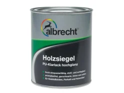 New Albrecht Holzsiegel PU-Klarlack Transparent hochglänzend 2,5 l