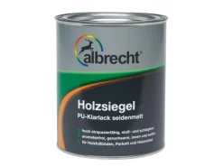 Albrecht Holzsiegel PU-Klarlack Transparent seidenmatt 2,5 l