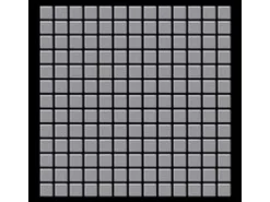 ALLOY Mosaik Fliese Massiv Metall Edelstahl Matt Grau 1,6mm Stark Mosaic-s-s-ma 1 Paket mit 10 Matten 1,04 m2 Grau