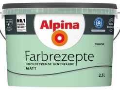 Clearance Alpina Farbrezepte Wasserfall matt 2,5 Liter