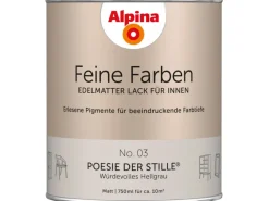 New Alpina Feine Farben Lack No. 03 Poesie der Stille® Grau edelmatt 750 ml Würdevolles Hellgrau