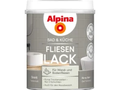 Discount Alpina Fliesen-Lack Bad & Küche 2 Komponenten Seidenmatt 750 ml Granit