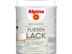 Clearance Alpina Fliesen-Lack Bad & Küche 2 Komponenten Bergnebel Seidenmatt 750 ml Grau-Blau