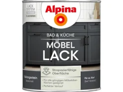 Alpina Möbel-Lack Bad & Küche Vulkangestein Seidenmatt 750 ml