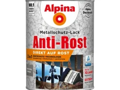 Alpina Metallschutz-Lack Anti-Rost Hammerschlag 2,5 Liter