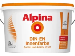 Alpina Wandfarbe DIN-EN Weiß matt 5 l