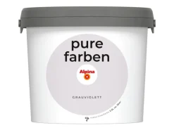 Alpina Wandfarbe Pure Farben Grauviolett 2,5 l Grau-Violett