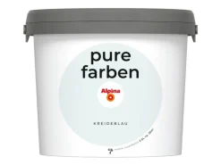 Clearance Alpina Wandfarbe Pure Farben 2,5 l Kreideblau