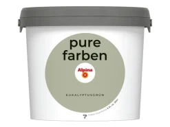 Sale Alpina Wandfarbe Pure Farben 2,5 l Eukalyptusgrün