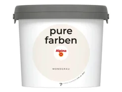 Clearance Alpina Wandfarbe Pure Farben 2,5 l Mondgrau