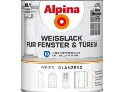 Alpina Weißlack für Fenster & Türen glänzend 750 ml