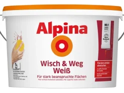 Alpina Wisch und Weg Weiss matt 5 Liter