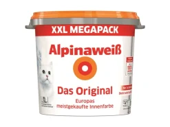 Outlet Alpina weiß Wandfarbe Das Original Weiß Matt 20 l