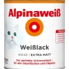 Outlet Alpina weiß Weißlack extra matt 750 ml