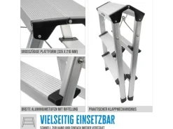 Güde Aluminium Trittleiter GAT 3S