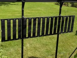 Outlet Vitavia Aluregal abklappbar Schwarz 120 cm x 30 cm