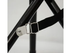 AMANKA Campinghocker 28 x 28 x 36 cm bis 150 kg Belastbar Rot