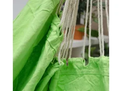 AMANKA Hängesessel bis 150 kg Belastbar 185x 130 cm Limetten-