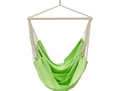 AMANKA Hängesessel bis 150 kg Belastbar 185x 130 cm Limetten-