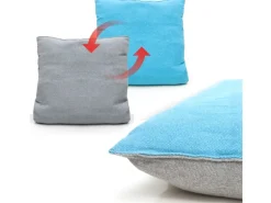 Best AMANKA Hängesessel inkl. 2 Kissen bis 120 kg 130 x 95 cm Blau